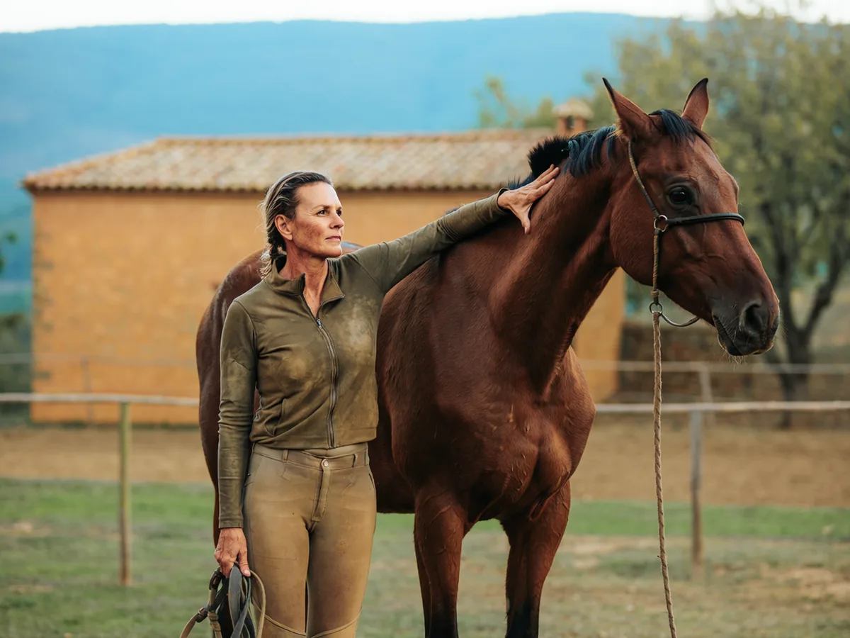 Cours d'équitation à Chantemerle-les-Blés, Drôme