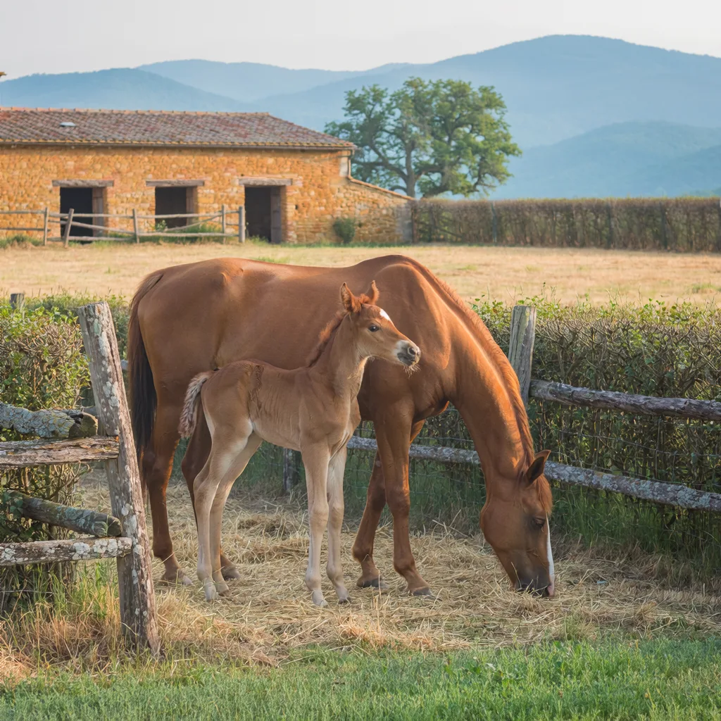 Élevage de chevaux, Écurie de l'Olagnat, Chantemerle-les-Blés