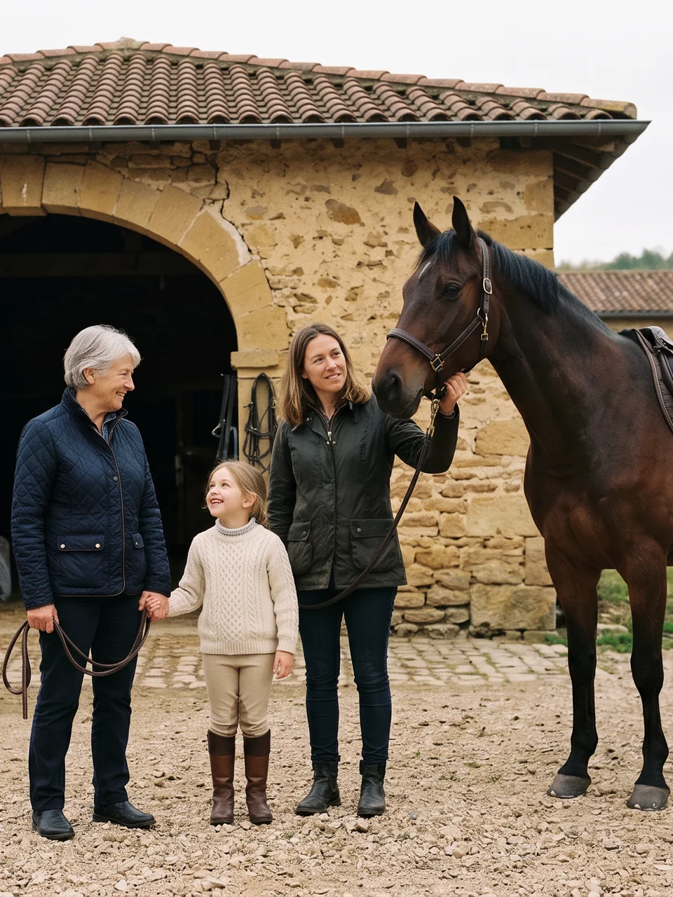 L'équipe, Écurie de l'Olagnat, centre équestre à Chantemerle-les-Blés