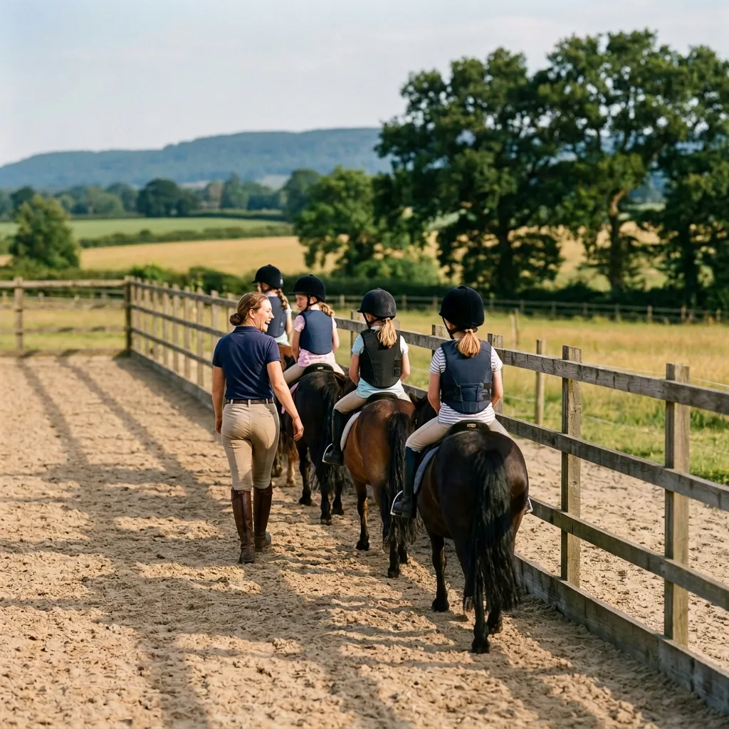 Cours de poney à Chantemerle-les-Blés, Drôme